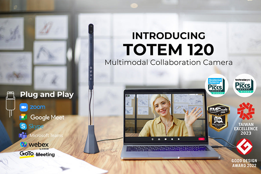 IPEVO Launches TOTEM 120, a Portable Video Conference Camera for the Hybrid Working Model March 1, 2023