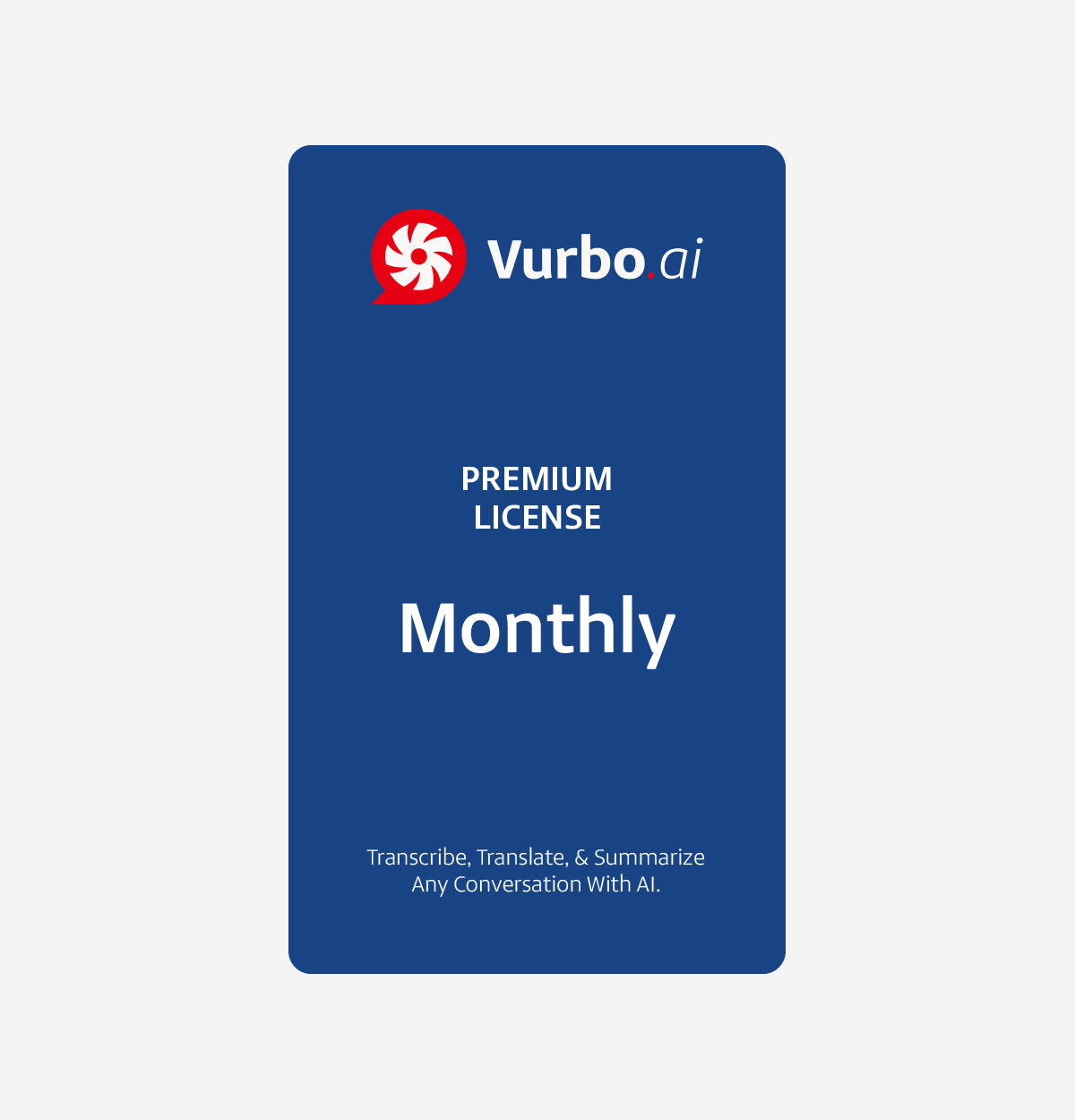 Vurbo.ai Premium (Ulimited Usage)
