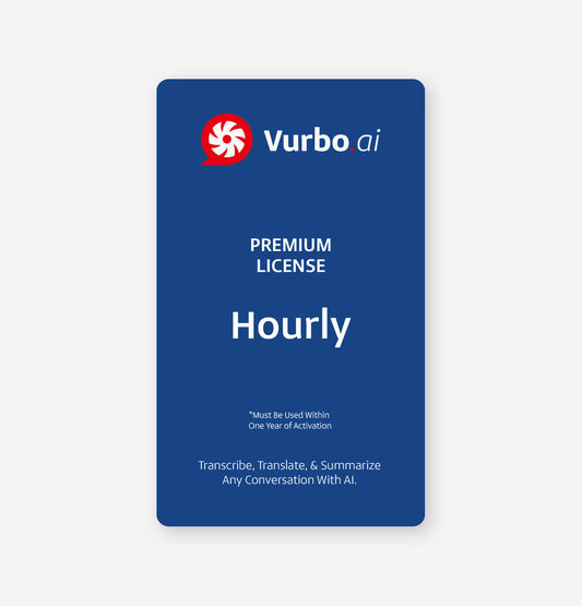 Vurbo.ai Premium (Pay As You Go)