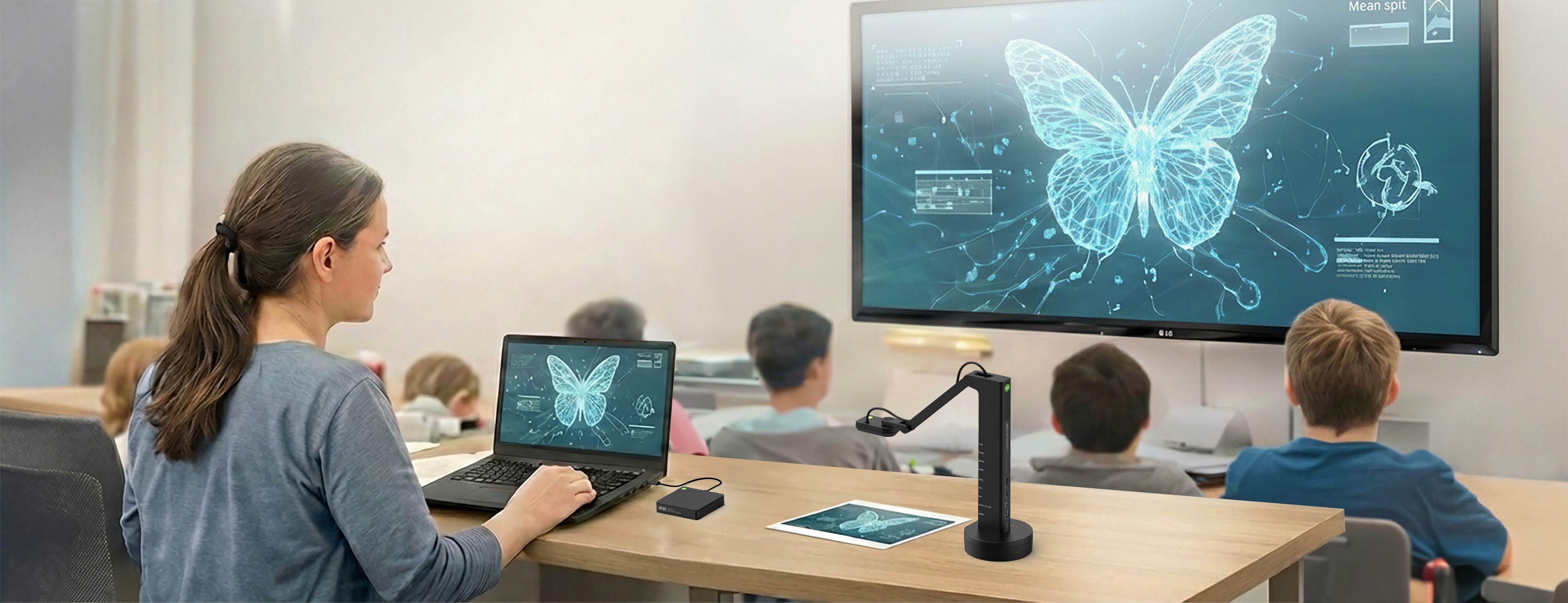 IPEVO VZ-X ULTRA 13MP WIRELESS, HDMI & USB DOCUMENT CAMERA