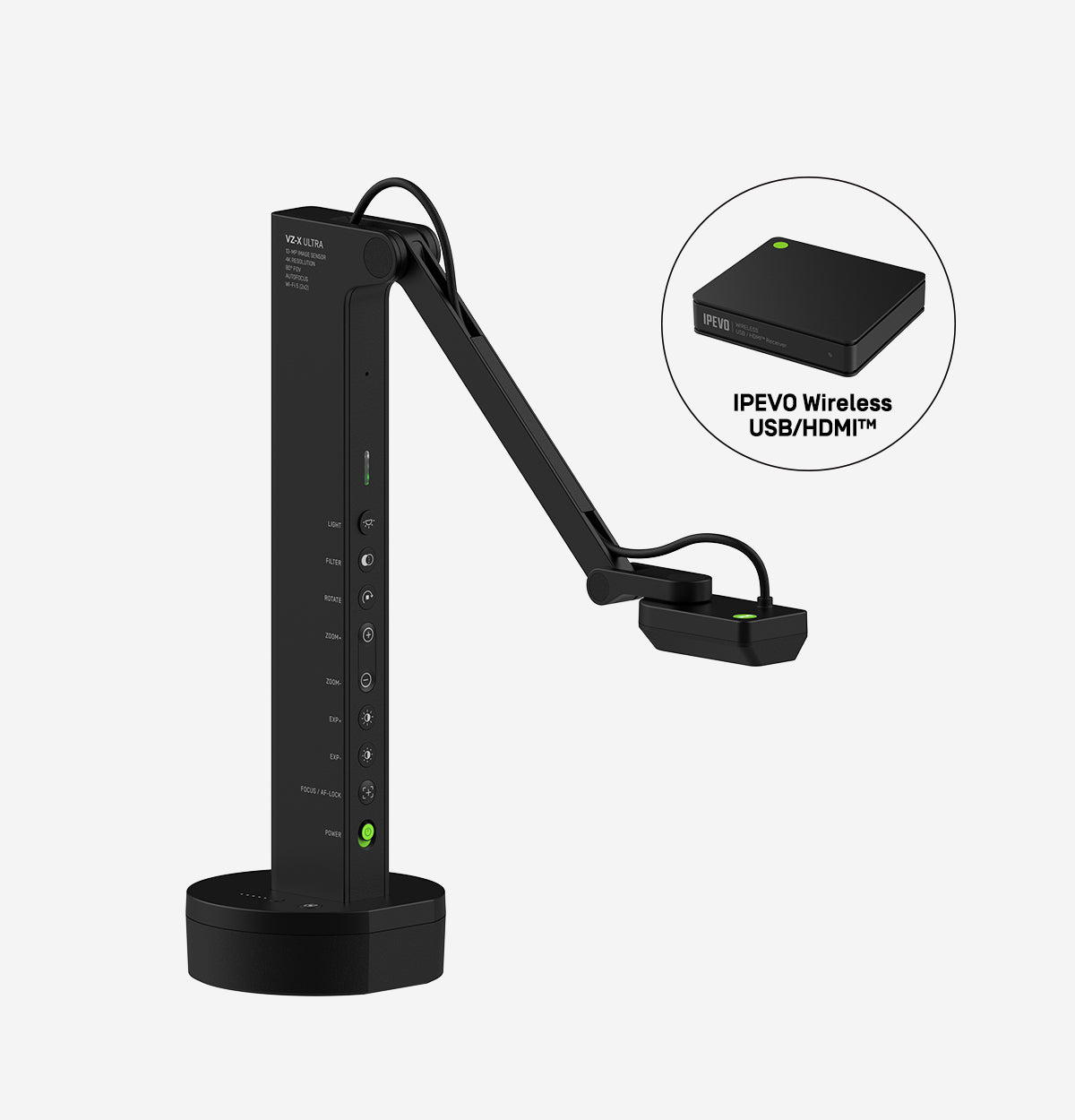 IPEVO VZ-X ULTRA 13MP WIRELESS, HDMI & USB DOCUMENT CAMERA