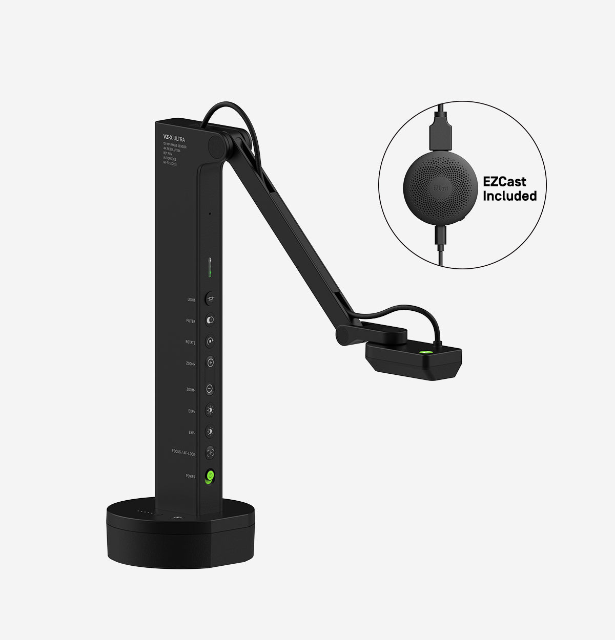 IPEVO VZ-X ULTRA 13MP WIRELESS, HDMI & USB DOCUMENT CAMERA